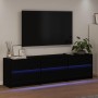 Unidades de TV 2 pcs Roble Negro 180 x 34 x 50 cm en Muebles TV | Comprar online en Foru.es