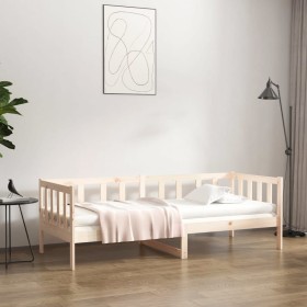 Sofá cama madera maciza de pino 80x200 cm de vidaXL, Camas y somieres - Ref: Foro24-814684, Precio: 119,68 €, Descuento: %