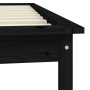 Estructura cama individual madera maciza pino negra 90x190 cm de vidaXL, Camas y somieres - Ref: Foro24-820575, Precio: 96,95...