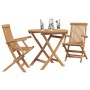 Conjunto de Comedor de Jardín 3 pcs Marrón en Conjuntos de jardín | Comprar online en Foru.es