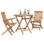 Conjunto de Comedor de Jardín 3 pcs Marrón en Conjuntos de jardín | Comprar online en Foru.es