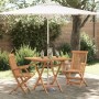 Conjunto de Comedor de Jardín 3 pcs Marrón en Conjuntos de jardín | Comprar online en Foru.es
