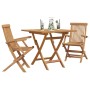 Conjunto de Comedor de Jardín 3 pcs Marrón en Conjuntos de jardín | Comprar online en Foru.es