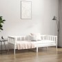 Sofá cama madera maciza de pino blanco 80x200 cm de vidaXL, Camas y somieres - Ref: Foro24-814685, Precio: 152,07 €, Descuent...
