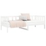 Sofá cama madera maciza de pino blanco 80x200 cm de vidaXL, Camas y somieres - Ref: Foro24-814685, Precio: 152,07 €, Descuent...