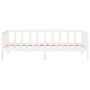 Sofá cama madera maciza de pino blanco 80x200 cm de vidaXL, Camas y somieres - Ref: Foro24-814685, Precio: 152,07 €, Descuent...
