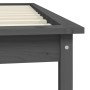 Estructura de cama madera maciza de pino gris 100x200 cm de vidaXL, Camas y somieres - Ref: Foro24-820533, Precio: 108,97 €, ...