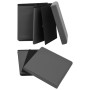 Taburete con almacenaje plegable gris PVC en Taburetes y sillas plegables | Comprar online en Foru.es