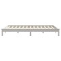 Estructura de cama madera maciza de pino blanco 120x200 cm de vidaXL, Camas y somieres - Ref: Foro24-820537, Precio: 125,94 €...