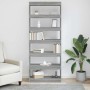Librería Gris Sonoma 80 x 30 x 198 cm Madera de ingeniería en Librerías y estanterías | Comprar online en Foru.es