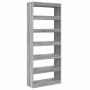 Librería Gris Sonoma 80 x 30 x 198 cm Madera de ingeniería en Librerías y estanterías | Comprar online en Foru.es