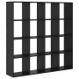Librería Roble Negro 137,5 x 29 x 137,5 cm Madera de ingeniería en Librerías y estanterías | Comprar online en Foru.es