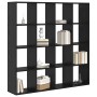 Librería Roble Negro 137,5 x 29 x 137,5 cm Madera de ingeniería en Librerías y estanterías | Comprar online en Foru.es