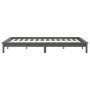 Estructura de cama madera maciza de pino gris 180x200 cm de vidaXL, Camas y somieres - Ref: Foro24-820558, Precio: 143,66 €, ...