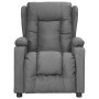 Sillón reclinable de tela gris claro en Sillones | Comprar online en Foru.es