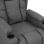 Sillón reclinable de tela gris claro en Sillones | Comprar online en Foru.es