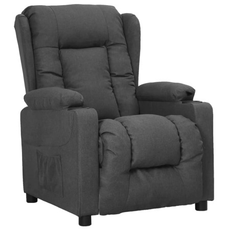 Sillón reclinable de tela gris oscuro en Sillones | Comprar online en Foru.es