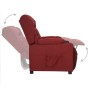 Sillón reclinable de tela rojo tinto en Sillones | Comprar online en Foru.es