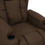 Sillón reclinable de tela marrón en Sillones | Comprar online en Foru.es