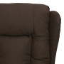 Sillón reclinable de tela marrón oscuro en Sillones | Comprar online en Foru.es