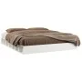 White solid wood bed frame 120x200 cm by vidaXL, Beds and slatted bases - Ref: Foro24-820682, Price: 145,27 €, Discount: %