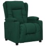Sillón reclinable de tela verde oscuro en Sillones | Comprar online en Foru.es