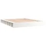 White solid wood bed frame 120x200 cm by vidaXL, Beds and slatted bases - Ref: Foro24-820682, Price: 145,27 €, Discount: %