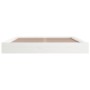 Estructura de cama madera maciza blanco 120x200 cm de vidaXL, Camas y somieres - Ref: Foro24-820682, Precio: 147,15 €, Descue...