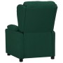 Sillón reclinable de tela verde oscuro en Sillones | Comprar online en Foru.es