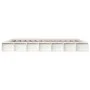 White solid wood bed frame 120x200 cm by vidaXL, Beds and slatted bases - Ref: Foro24-820682, Price: 145,27 €, Discount: %