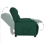 Sillón reclinable de tela verde oscuro en Sillones | Comprar online en Foru.es