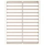 White solid wood bed frame 120x200 cm by vidaXL, Beds and slatted bases - Ref: Foro24-820682, Price: 145,27 €, Discount: %
