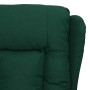 Sillón reclinable de tela verde oscuro en Sillones | Comprar online en Foru.es