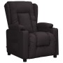 Sillón reclinable de cuero sintético negro en Sillones | Comprar online en Foru.es