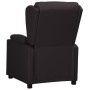 Sillón reclinable de cuero sintético negro en Sillones | Comprar online en Foru.es
