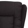 Sillón reclinable de cuero sintético negro en Sillones | Comprar online en Foru.es
