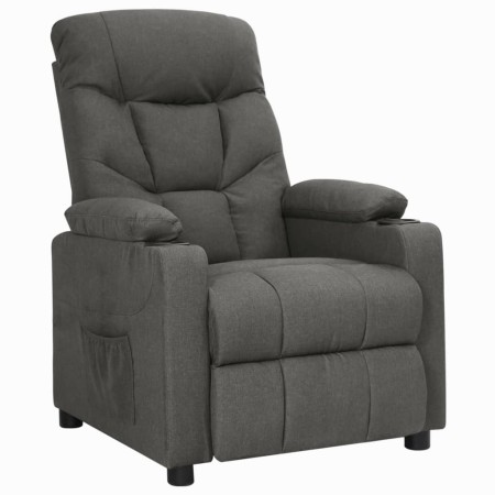 Sillón reclinable de tela gris oscuro en Sillones | Comprar online en Foru.es