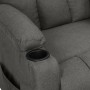 Sillón reclinable de tela gris oscuro en Sillones | Comprar online en Foru.es