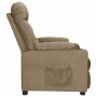 Sillón reclinable de tela gris taupe en Sillones | Comprar online en Foru.es