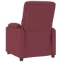 Sillón reclinable de tela rojo tinto en Sillones | Comprar online en Foru.es