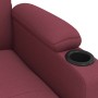 Sillón reclinable de tela rojo tinto en Sillones | Comprar online en Foru.es