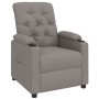 Sillón reclinable de tela gris taupe en Sillones | Comprar online en Foru.es