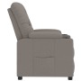 Sillón reclinable de tela gris taupe en Sillones | Comprar online en Foru.es