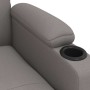 Sillón reclinable de tela gris taupe en Sillones | Comprar online en Foru.es