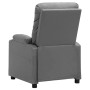 Sillón reclinable de cuero sintético gris en Sillones | Comprar online en Foru.es