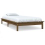 Estructura de cama madera maciza pino marrón miel 90x200 cm de vidaXL, Camas y somieres - Ref: Foro24-820529, Precio: 92,83 €...