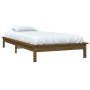 Estructura de cama madera maciza pino marrón miel 90x200 cm de vidaXL, Camas y somieres - Ref: Foro24-820529, Precio: 92,83 €...