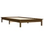 Estructura de cama madera maciza pino marrón miel 90x200 cm de vidaXL, Camas y somieres - Ref: Foro24-820529, Precio: 92,83 €...