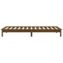 Estructura de cama madera maciza pino marrón miel 90x200 cm de vidaXL, Camas y somieres - Ref: Foro24-820529, Precio: 92,83 €...
