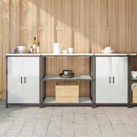 Juego de Almacenamiento de Cocina con estante 3 pcs Plateado en Armarios de cocina | Comprar online en Foru.es